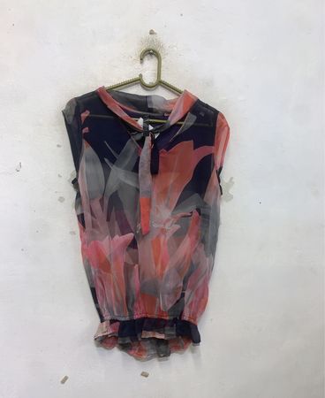 Desigual ärmelloses Top mit Blumen- und Vogelprint
