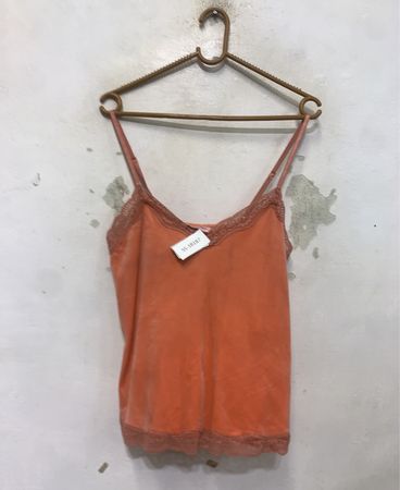 Funkemöller Orange Spitzenbesatz Camisole