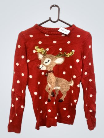 Y D I LIEBE WEIHNACHTEN Rentier-Weihnachtspullover