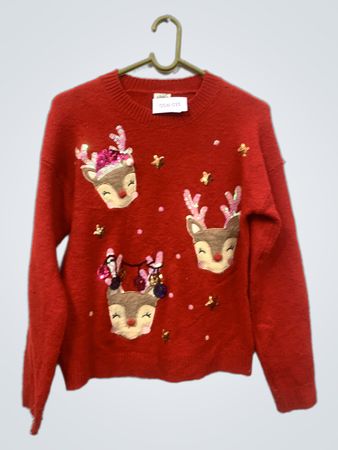 F&F Roter Weihnachts-Pullover