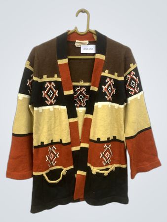 KORET OF CALIFORNIA Damen-Strickcardigan mit geometrischem Muster