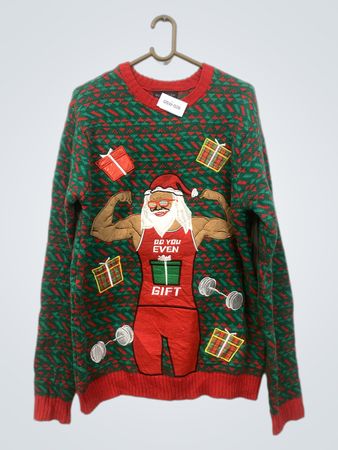 Blizzard Bay "Do You Even Gift" Santa Ugly Christmas Sweater