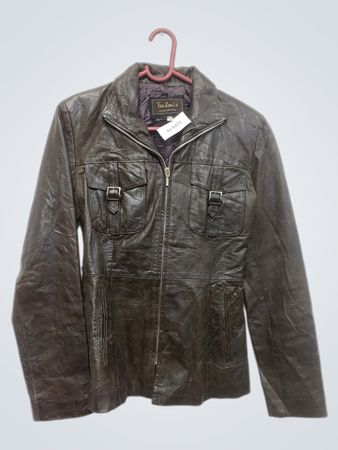 Fan Louis Cuir Peaux Paris Leather Jacket