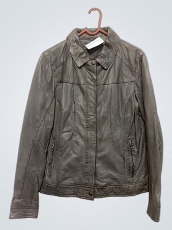Vintage-Lederjacke