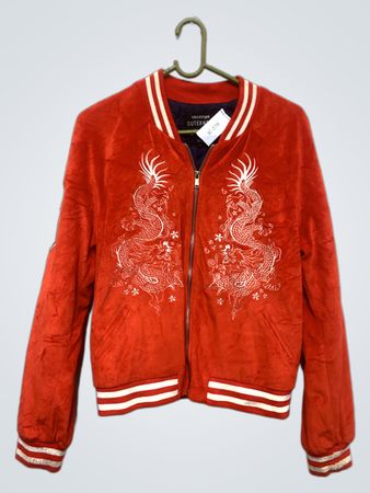 Jennufer Collection Outerwear Dragon Bomber Jacket