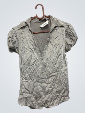 CAROLL Kurzarm-Bluse mit Knopfleiste
