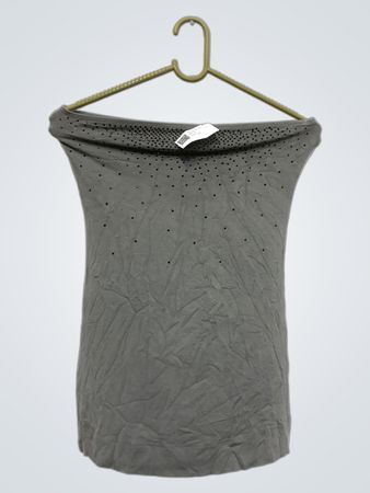 NORTHLAND Graues verziertes Bandeau-Top