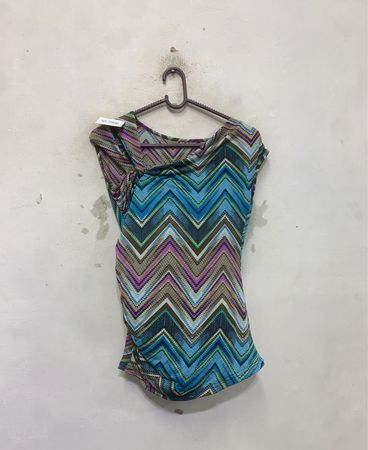 Damenbluse mit Chevron-Muster