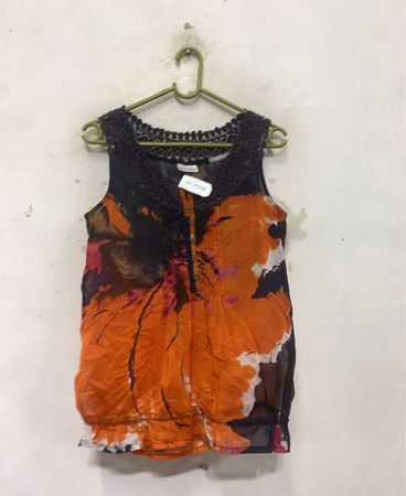 Street One ärmellose Bluse mit Blumenmuster