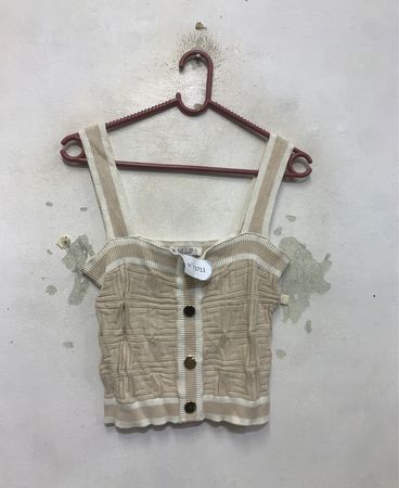 Amisu Strick Cropped Tanktop