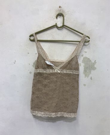 Spitzen-Cami mit Schleifen-Detail