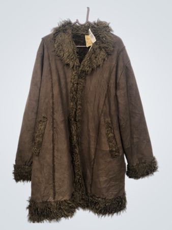 Cappotto foderato in pelliccia sintetica BCC