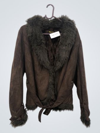 Giacca con bordo in ecopelliccia Alyssa K Brown NAC-2735