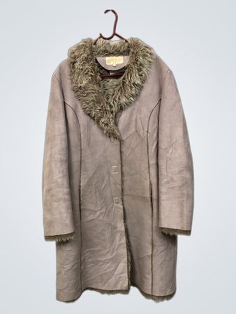 Women's Faux Fur Trimmed Coat