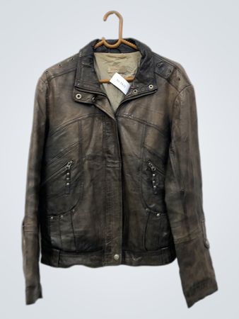 Giorgio Leder-Bikerjacke