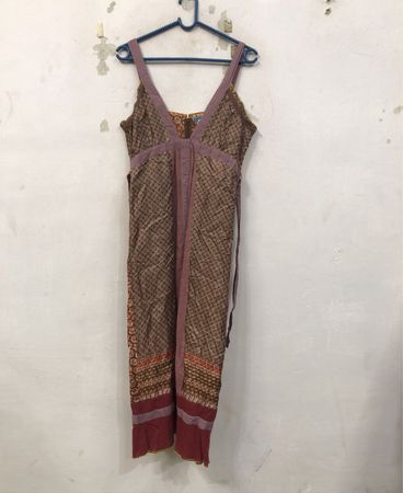 Solola Damen Midi-Kleid mit Druckmuster