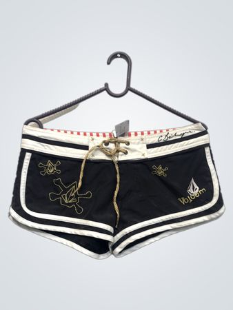 Volcom schwarze Shorts mit Logo