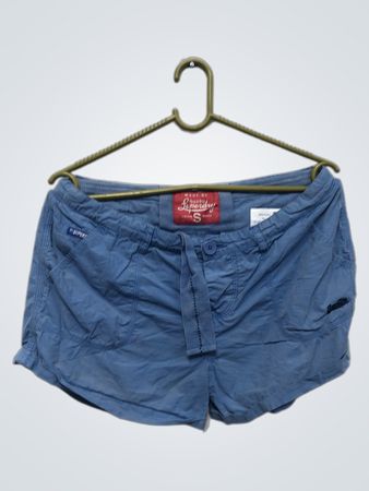 Superdry Damen Blaue Cargo-Shorts