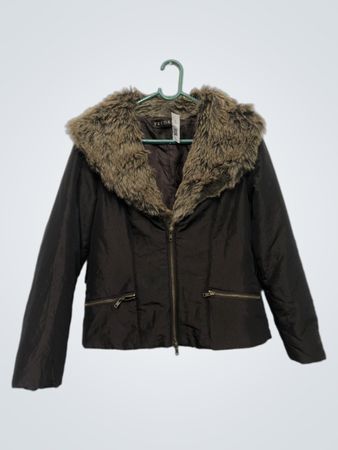 FREDA Jacke mit Kunstpelzkragen