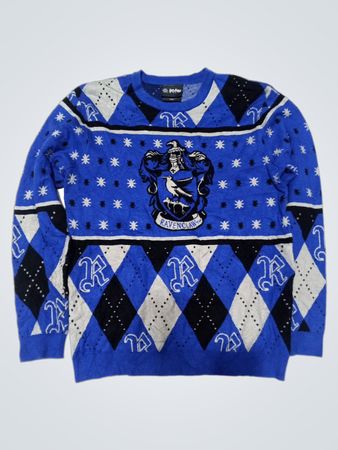 Harry Potter Ravenclaw Rautenmuster-Pullover