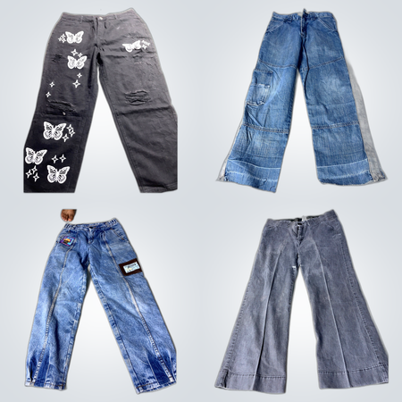 Hiphop style jeans