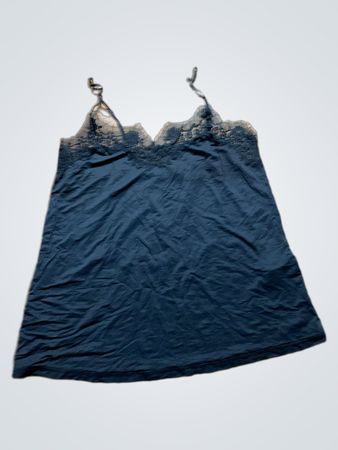 Black Lace Trim Camisole
