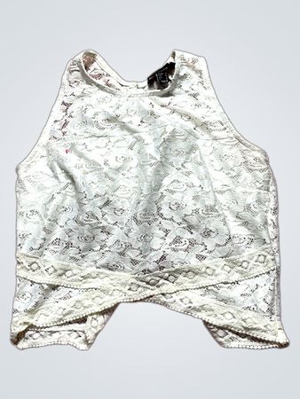 White Lace Tank Top