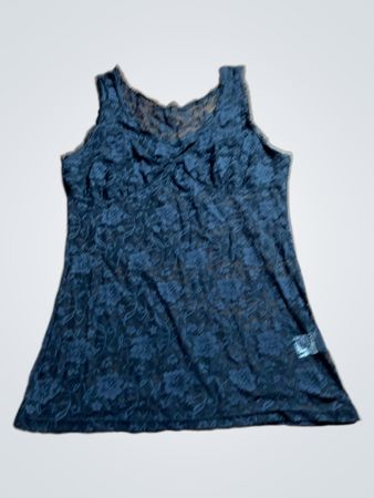 Black Lace Tank Top
