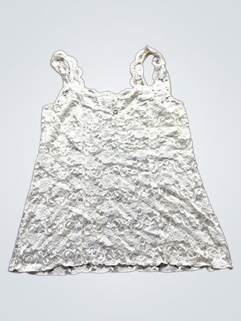 White Lace Tank Top