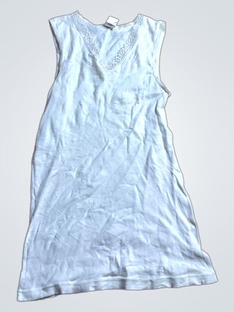White Sleeveless Dress