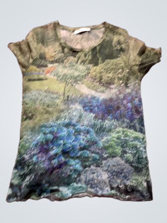 T-Shirt with Floral Design