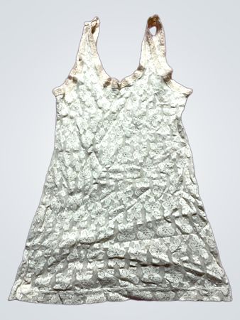 White Floral Tank Top