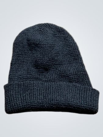 Black Knit Beanie with Burn Slow Ent. Logo