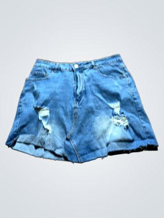Denim Short Skirt