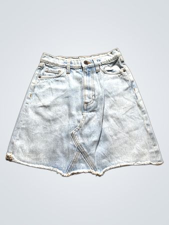 Light Blue Denim Skirt