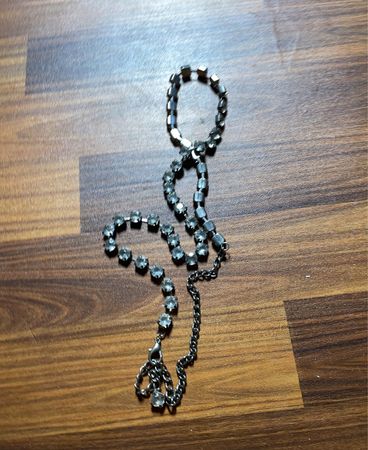 Black Beaded Necklace