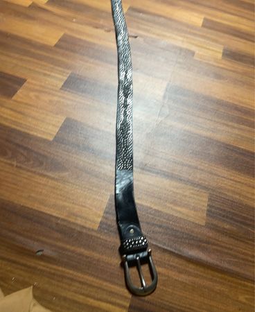 Black Leather Belt