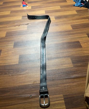 Black Leather Belt