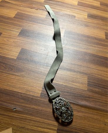 Leather Strap with Metal Buckle