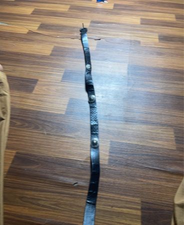 Unbranded Black Leather Concho Belt