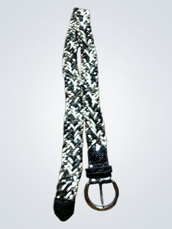 Braided Belt with Glitter