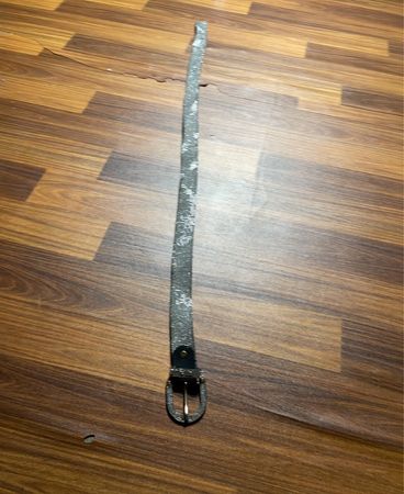 Unbranded Glittery Black Synthetic Belt