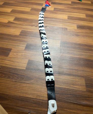 Black and White Watch Strap