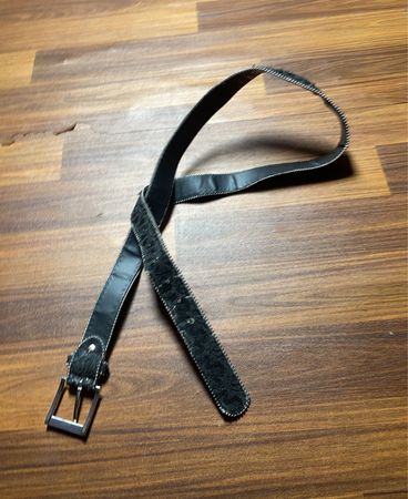 Black Leather Belt