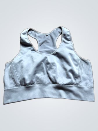 Gray Sports Bra