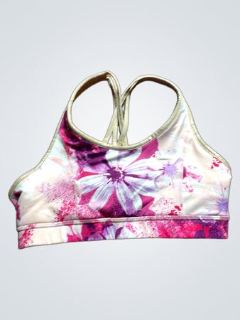 Women's Justice Floral Sports Bra