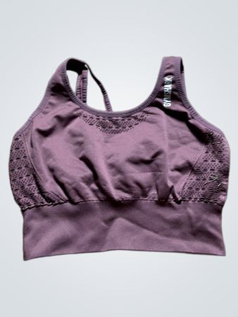 Gymshark Purple Mesh Sports Bra