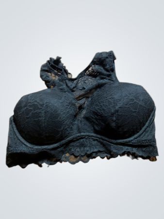 Black Lace Bra