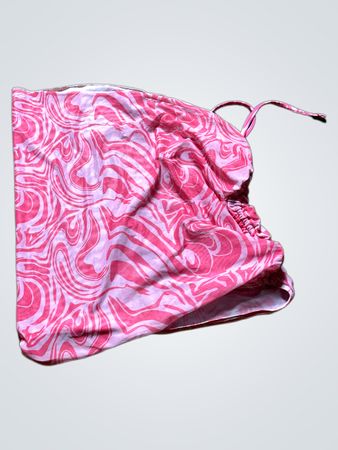 Pink Marbled Face Mask