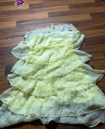 Light Green Ruffled Dress
